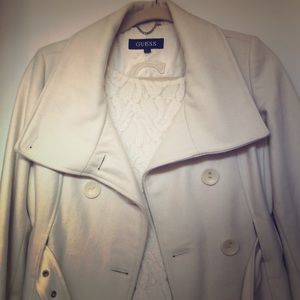 Guess Trench- winter white wool/ PS